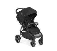 Sillas de paseo marca Joie. Modelo Buggy & Sportwagen Litetrax Pro bis 22 kg belastbar mit Schieber-Ablagefach & Regenschutz - Shale