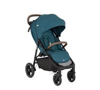 Sillas de paseo marca Joie. Modelo Buggy & Sportwagen Litetrax Pro bis 22 kg belastbar mit Schieber-Ablagefach & Regenschutz - Peacock