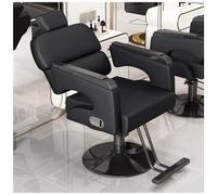 Sillas de peluquería, sillas de salón de peluquería para estilista, giro de 360°, reclinables con reposabrazos, respaldo ajustable para uso doméstico