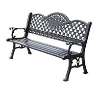 Sillas De Porche, Banco De Jardín, Silla De Parque De Aluminio Fundido, Banco para Exteriores, Asiento De Sofá Doble, Banco De Jardín para Exteriores, Banco De,A1-One Size