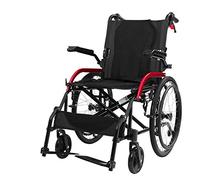 Sillas de Ruedas Autopropulsadas, Plegables, Livianas, con Ferry Anti-Retroceso y Pedal Plegable Retráctil, Silla de Ruedas de Transporte para Discapacitados y Ancianos