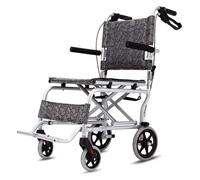 Sillas de ruedas de baño Silla de ruedas de aluminio Silla de ruedas de transporte Silla de ruedas plegable Asistente portátil Silla de ruedas plegable for personas mayores discapacitadas Playa Ayuda
