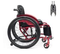 Sillas De Ruedas Deportivas Y De Ocio Para Adultos,silla De Ruedas De Transporte,silla De Ruedas Deportiva Ultraligera Plegable Todo Terreno,silla De Ruedas Manual Portátil De Aleación De Aluminio(Sea