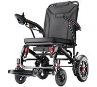 Sillas de ruedas eléctricas de 17.7 kg para personas mayores, ultraligeras, de 25 millas de largo alcance de viaje, silla de ruedas motorizada, silla de ruedas portátil compacta todo terreno, scooter