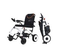 Sillas de Ruedas eléctricas motorizadas súper livianas, Silla de Ruedas Eléctrica Plegable, con Joystick y Absorción de Golpes, Transporte Portátil para Adultos Mayores Discapacitados