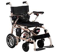 Sillas De Ruedas Eléctricas Plegables Livianas Para Adultos, Silla De Ruedas Eléctricas Para Adultos Sillas De Ruedas Inteligentes Potenciales Plegables Livianos 6A-10/13KM