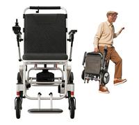Sillas De Ruedas Eléctricas Plegables Para Adultos, Fáciles De Transportar Y Almacenar, Con Batería De Litio Extraíble De 20 Ah, Para Personas Mayores.Silla De Ruedas De Viaje。 6.6A