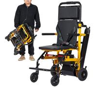 Sillas De Ruedas EléCtricas Subir Escaleras Silla de ruedas para escaleras, salvaescaleras eléctrico con chasis de orugas, salvaescaleras para personas mayores, silla de escaleras portátil p