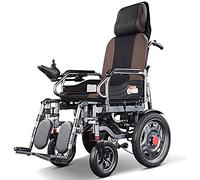 Sillas de Ruedas eléctricas Toman la Iniciativa con Almohadillas de Freno electromagnéticas, Scooter Plegable Ligero para Personas Mayores y discapacitadas