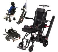 Sillas De Ruedas Livianas,Sillas De Ruedas Plegables Para Adultos,Salvaescaleras Para Personas Mayores,Silla De Ruedas Con Orugas Para Subir Escaleras,Batería De Litio De 13 A A