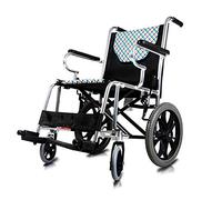 Sillas De Ruedas Móviles De Transporte Ligero Silla De Ruedas Móvil De Transporte Ligero De Aleación De Aluminio De Viaje Ligera Plegable Para Personas Mayores Con Rueda Pequeña Carro Manual Ultralig