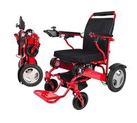 Sillas de ruedas Peso del rodamiento 180 kg Silla de ruedas eléctrica D09 plegable aleación de aluminio liviana batería de litio vieja cuatro rondas Ergonómicamente adecuada para personas mayores
