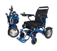 Sillas de ruedas Peso del rodamiento 180 kg Silla de ruedas eléctrica D09 plegable aleación de aluminio liviana batería de litio vieja cuatro rondas Ergonómicamente adecuada para personas mayores
