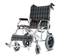 Sillas de ruedas plegables, ligeras, de aleación de aluminio, reposabrazos antideslizantes, pedal ajustable, scooter para personas mayores y discapacitadas