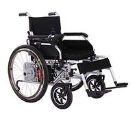 Sillas de ruedas plegables, ligeras, plegables, eléctricas, desmontables, diseño de cojín con batería de litio, linterna, scooter para personas mayores discapacitadas de doble uso