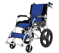 Sillas de ruedas plegables Silla de ruedas de aluminio Estructura ligera y plegable Silla de ruedas Viaje para personas mayores Discapacitados Viaje portátil Ultra ligero