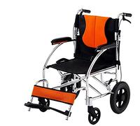 Sillas de Ruedas Silla de Ruedas Manual Plegable Plegable, Silla de Ruedas Ligera y Plegable Disponible Apoyabrazos 360 & Deg; Rueda de transporte de neumáticos sólidos, brazos portátiles para person