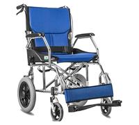 Sillas de ruedas Silla de ruedas plegable de aleación de aluminio, silla de ruedas ligera de viaje, carrito ultraligero for personas mayores, patinete for personas mayores, hogar, discapacitados Adult
