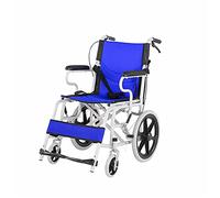 Sillas de Ruedas Silla de Ruedas Plegable de Viaje de tránsito, Silla de Ruedas para Vida de Oficina Silla de Ruedas para Ancianos Silla de Ruedas Manual súper liviana,Rojo