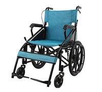 Sillas de Ruedas Silla de Ruedas Plegable Liviana Plegable Cómodo Respaldo Transpirable con Carro Manual Antideslizante para discapacitados Sillas de Ruedas para Personas Mayores