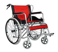 Sillas de Ruedas Silla de Ruedas Plegable, Silla de Ruedas de Aluminio autopropulsada Manual Plegable Silla de Ruedas portátil Liviana para Personas Mayores Carga 100 kg
