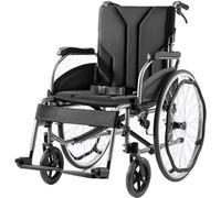 Sillas de Ruedas Silla Ruedas Silla de ruedas autopropulsada portátil plegable Silla de ruedas manual de aluminio Silla de ruedas plegable para adultos Silla de Ruedas Plegable