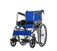 Sillas de ruedas Sillas de ruedas plegables impulsadas por un asistente, sillas de ruedas con respaldo plegable Reposapiés y apoyabrazos abatibles desmontables para transporte Fácil de empujar para e