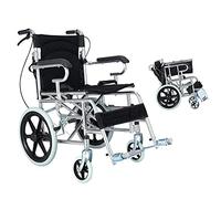 Sillas de ruedas Sillas de ruedas plegables, Silla de ruedas plegable Peso neto 11 kg Plegable Ligero Portátil Ancianos Pequeños Viajes Scooter para discapacitados Carro,B