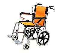 Sillas de Ruedas Sillas de Ruedas Plegables, Silla de Ruedas Plegable Ruedas pequeñas Fácil de Plegar 11 kg Versión de Viaje portátil Panal Transpirable Ancianos discapacitados Transporte móvil Silla