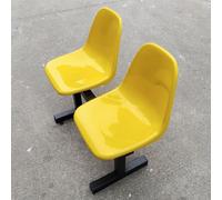 Sillas de sala de espera para niños, asientos de estadio coloridos de plástico para escuela o baloncesto al aire libre, banco de recepción para uso en interiores