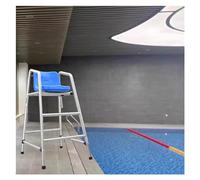 Sillas de Salvavidas, Taburete de Bar Desmontable y Resistente para Piscina, de Acero Inoxidable 304, de 1,2 a 1,8 m de Altura, Ideal para Plataforma de observación (72 x 82 x 120 cm)