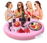 Sillas de soporte de alimentos flotantes, bandeja flotante para piscina - Bandeja flotante para alimentos y bebidas, accesorios de piscina, portabebidas flotantes para frutas,