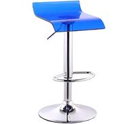 Sillas Elegante Taburete Minimalista Acrílico + Metal Robusto Altura Ajustable Familiar Bar Cafe Utilidad Silla JGH/E Nombre del color: G (F)