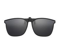 Sillas Gafas de sol en gafas, clips para gafas de sol | Gafas de sol polarizadas Protección UV en gafas de visión | Gafas de montura ligera para pesca al aire libre, Color gris oscuro, Se référer au