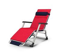 Sillas Heavy Duty Zero Gravity, silla reclinable plegable, sillas de ocio, sillas de playa, sillas largas, sillas largas, súper ancho 66 cm, playa patio jardín camping (color: 7)
