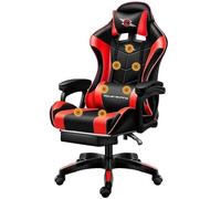 Sillas marca Powergaming modelo Silla Gaming PowerGaming Masaje 7 puntos Rojo/Negro Reposapiés