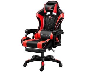 Sillas marca Powergaming modelo Silla Gaming PowerGaming Negro/Rojo con Reposapiés