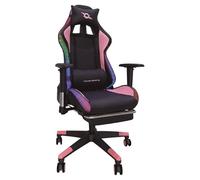 Sillas marca Powergaming modelo Silla PowerGaming LED RGB V2 Rosa con Reposapiés