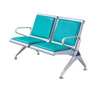 Sillas para salas de espera de hospitales, bancos con brazos para salas de espera en aeropuertos y empresas: asientos de recepción duraderos para hospitales y mercados., Green-120x65x78cm/47x26x31"