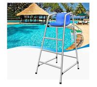 Sillas para Socorristas, Silla Salvavidas de Acero Inoxidable for Piscinas Exteriores e Interiores, con Asiento cómodo.(M (59.1inch/150cm))