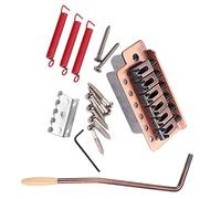 Sillas planas de 6 cuerdas, sistema de puente rígido de trémolo, placa para el cuello, pieza de guitarra eléctrica, instalación rápida para piezas de instrumentos musicales