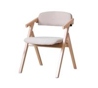 Sillas plegables acolchadas ligeras con respaldo, asientos portátiles de madera al aire libre para el hogar, oficina, patio, fiestas y eventos de comedor, fuerte carga