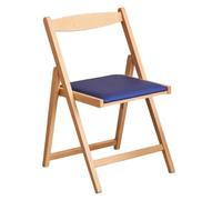 Sillas plegables con marco de madera con cojín acolchado de tela, respaldo ergonómico para mayor comodidad, resistente y plegable, ideal para el hogar, oficina y fiestas, juego de 4 estilos