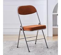 Sillas plegables de metal con asiento y respaldo acolchados, para interiores y exteriores, sillas portátiles para uso doméstico y oficina, solución cómoda y que ahorra espacio