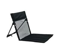 Sillas plegables para exteriores, silla de campamento con respaldo, asiento de suelo, taburete transpirable para viajes, actividades al aire libre, portón trasero