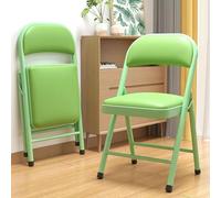 Sillas plegables portátiles, paquete de 2 unidades, no necesita montaje, ideales para uso en interiores y exteriores, perfectas para camping, fiestas, hogar, oficina, ligeras y prácticas