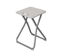 Sillas plegables portátiles para comedor, banco ligero con asa y cojines, no requiere montaje, perfectas para cocina, dormitorio, tocador, iglesia y camping al aire libre (beige)