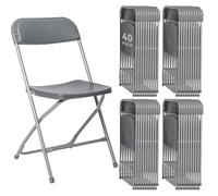 Sillas plegables, portátiles y apilables para uso comercial, ideal para oficina, hogar y eventos al aire libre con alta capacidad de peso