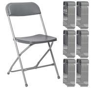 Sillas plegables, portátiles y apilables para uso comercial, ideal para oficina, hogar y eventos al aire libre con alta capacidad de peso