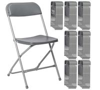 Sillas plegables, portátiles y apilables para uso comercial, ideal para oficina, hogar y eventos al aire libre con alta capacidad de peso